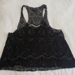 Black Lace Tank